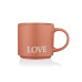 ARDESTO Чашка Love, 420мл, кераміка, помаранчевий