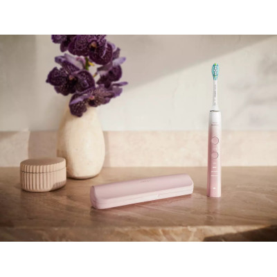 Щітка зубна електр. Philips, Sonicare DiamondClean Prestige 9900, 62т. колив/хв, насадок-1, SenseIQ, зарядний чохол, рожевий Щітка зубна електр. Philips, Sonicare DiamondClean Prestige 9900, 62т. колив/хв, насадок-1, SenseIQ, зарядний чохол, рожевий