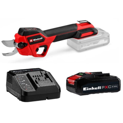 Секатор акумуляторний Einhell Professional GP-LS 18/28 X-Change PXC 18В акб 1х2.5А·год товщ. 28/14мм сталь SK5 ЗП 0.82кг
