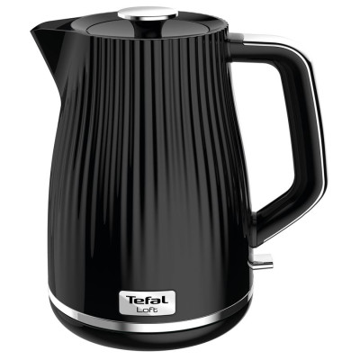 Электрочайник Tefal Loft 1.7л, Strix, пластик, черный Электрочайник Tefal Loft 1.7л, Strix, пластик, черный