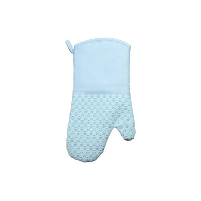 Рукавичка-прихватка ARDESTO Tasty Baking, 35х19см, силікон, бавовна, блакитний