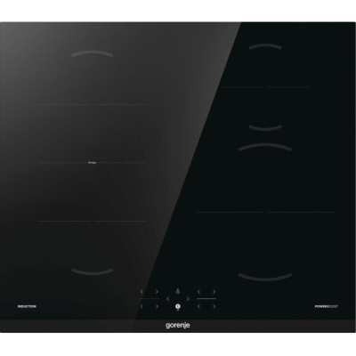 Варильна поверхня Gorenje індукційна, 60см, Bridge, TouchControl, чорний