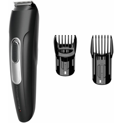 Тример Rowenta Stylis Easy, для бороди і вусів, мережа+акум., насадок-2, сталь, чорний