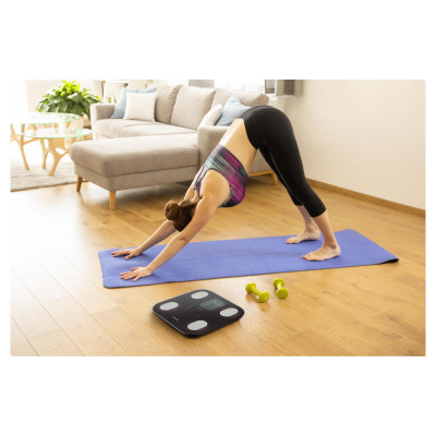 Ваги підлогові Sencor, 180кг, AAAx4, підкл. до смартфону, скло, чорний Ваги підлогові Sencor, 180кг, AAAx4, підкл. до смартфону, скло, чорний