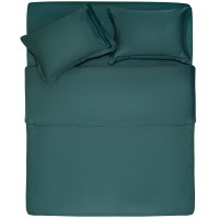 Простирадло ARDESTO Mix&Match Premium, 180х240см, 100% бавовна, сатин, зелений