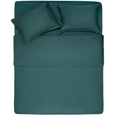 Простирадло ARDESTO Mix&Match Premium, 180х240см, 100% бавовна, сатин, зелений