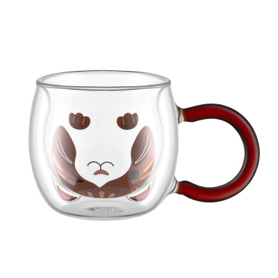 ARDESTO Набір чашок з подвійними стінками Animals 280мл, 2шт, боросилікатне скло, прозорий ARDESTO Набір чашок з подвійними стінками Animals 280мл, 2шт, боросилікатне скло, прозорий