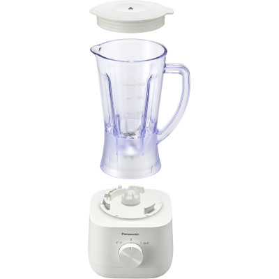 Блендер Panasonic стаціонарний, 450Вт, чаша-1350мл, млин., для спецій, білий