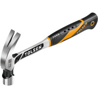 Молоток столярний Tolsen Профі 450г 34см руків'я металеве гумове