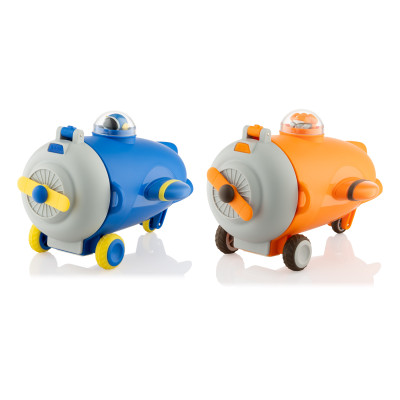 Пляшка для води ARDESTO Plane 550мл, пластик, оранжевий