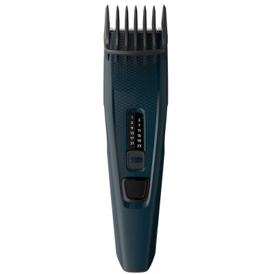 Машинка для стриження  Philips Series 3000, від мережі, роторний мотор, насадок-1, сталь, синій
