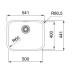 Мийка кухонна Franke Smart, нерж.сталь, прямокутник, без крила, 500х400мм, чаша - 1, монтаж під стільницю, SRX 110-50, нерж поліров. Мийка кухонна Franke Smart, нерж.сталь, прямокутник, без крила, 500х400мм, чаша - 1, монтаж під стільницю, SRX 110-50, нерж поліров.