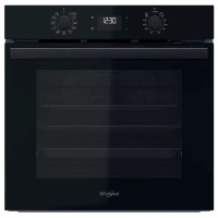 Духова шафа Whirlpool електрична, 71л, A+, дисплей, конвекція, телескопічні напрямні, чорний