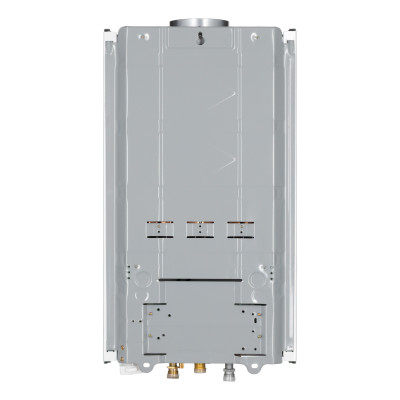 Газова колонка ARDESTO HB03 10л/хв 20кВт Low NOx дисплей розпалювання від батарейки  нерж. сталь
