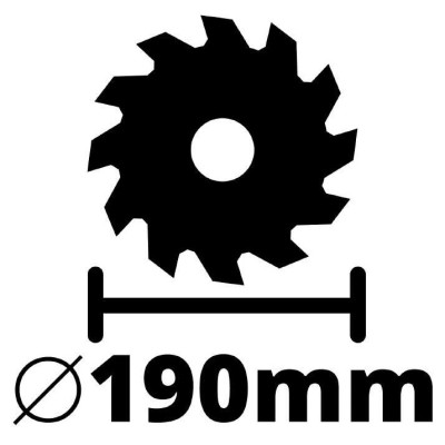 Einhell Пила циркулярна TE-CS 18/190 Li BL - Solo акум., PXC, безщітк., 3800 об/хв, 3.23 кг (без АКБ і ЗП)