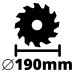 Einhell Пила циркулярна TE-CS 18/190 Li BL - Solo акум., PXC, безщітк., 3800 об/хв, 3.23 кг (без АКБ і ЗП)