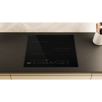 Варильна поверхня Whirlpool індукційна, 60см, розширена зона, чорний Варильна поверхня Whirlpool індукційна, 60см, розширена зона, чорний