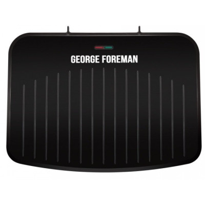 Гриль George Foreman прижимний Fit Grill Large 2400Вт, температурних режимів-1, пластик, чорний