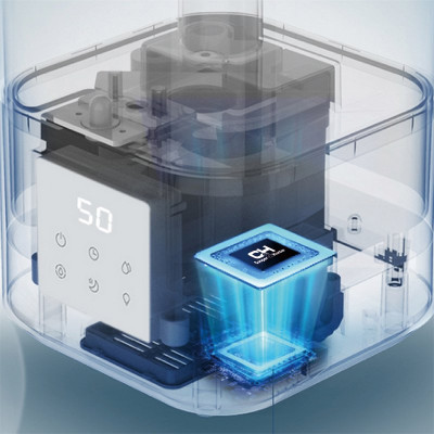 Зволожувач повітря Cooper&Hunter Grenada СH-2550T 5 л, 40 м2, 250 мл/г, ультразвуковий, верхня затока, гігростат, аромакапсула, підсвічування, білий Зволожувач повітря Cooper&Hunter Grenada СH-2550T 5 л, 40 м2, 250 мл/г, ультразвуковий, верхня затока, гігростат, аромакапсула, підсвічування, білий