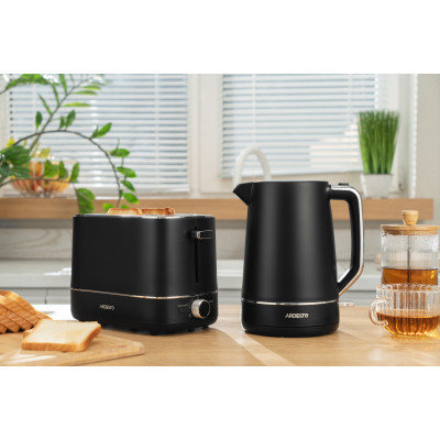 Електрочайник ARDESTO Timeless Elegance, 1.7л, Otter, пластик, чорний матовий Електрочайник ARDESTO Timeless Elegance, 1.7л, Otter, пластик, чорний матовий