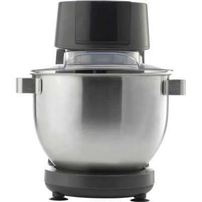 Кухонна машина Gorenje 1000Вт, чаша-метал, корпус-метал, насадок-7, сріблясто-чорний