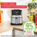 Tefal Мультипіч Easy Fry Silence, 1670Вт, чаша-5л, сенсорне керув., 10 програм, пластик, нерж. сталь-чорний