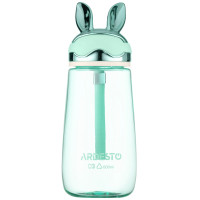 Пляшка для води ARDESTO Bunny 600мл, пластик, зелений