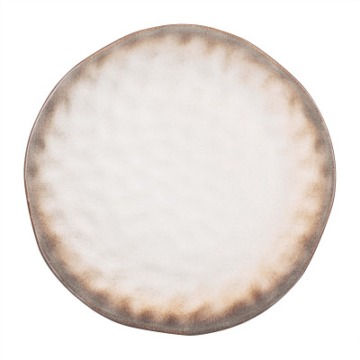 ARDESTO Тарілка десертна Umbria, 19см, кераміка, сірий світлий ARDESTO Тарілка десертна Umbria, 19см, кераміка, сірий світлий