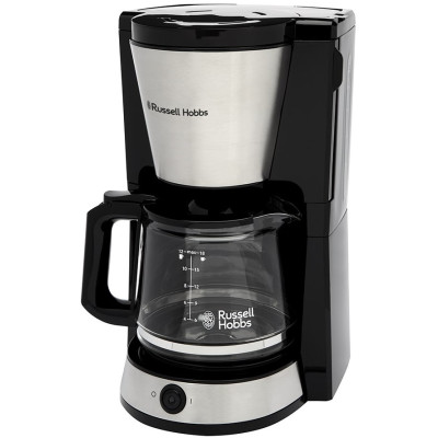 Кофеварка Russell Hobbs Heaton, 1.25л, молотая, черно-серебряный