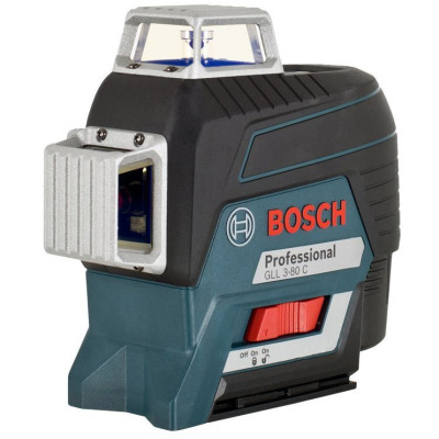 Нівелір лазерний Bosch Professional GLL 3-80 C 12В акб1х2.0А·год до 24м/120м ±02мм/м червоний промін +LR7 +BM1 L-Boxx IP 54 Нівелір лазерний Bosch Professional GLL 3-80 C 12В акб1х2.0А·год до 24м/120м ±02мм/м червоний промін +LR7 +BM1 L-Boxx IP 54