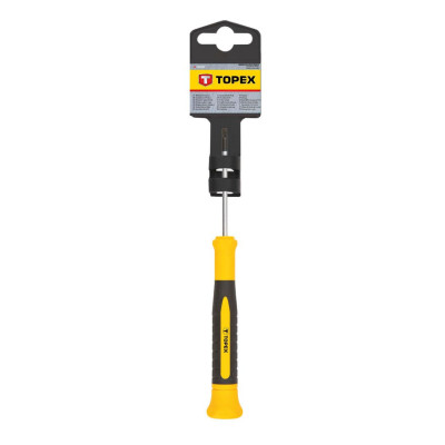 Викрутка TOPEX плоска, прецизійна, SL2.5х50мм, сталь CrV Викрутка TOPEX плоска, прецизійна, SL2.5х50мм, сталь CrV