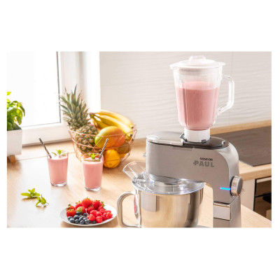 Кухонна машина Sencor Paul 1 1700Вт, чаша-метал, корпус-метал/пластик, насадок-20, метал Кухонна машина Sencor Paul 1 1700Вт, чаша-метал, корпус-метал/пластик, насадок-20, метал