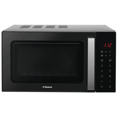 Мікрохвильова піч Hansa, 20л, електронне керування, без поворотного столу, 700Вт, гриль, чорний