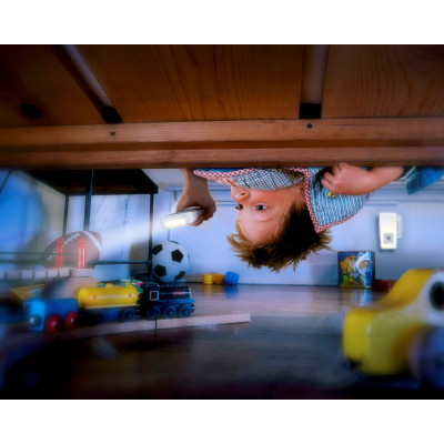 Світильник нічник з акумулятором OSRAM LUNETTA TORCH INDUCTIVE 2Вт 3000К 10лм 250мА•год датчик руху ліхтарик білий