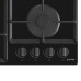 Gorenje Варильна поверхня газова на склі, 60см, чавун, чорний