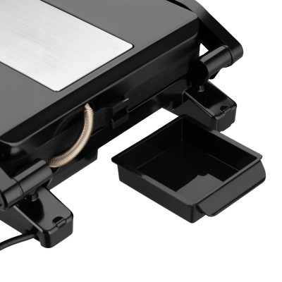 ARDESTO Гриль прижимний GH-1800MB, 1800Вт, розкриття на 180°, чорно-сріблястий ARDESTO Гриль прижимний GH-1800MB, 1800Вт, розкриття на 180°, чорно-сріблястий