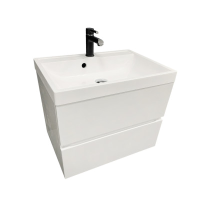 Раковина, умивальник Adamant STRENG NEW, штучний камінь, прямокут., з отвором для змішувача, з отвором для переливу, 690x410x123мм, накладний, білий Раковина, умивальник Adamant STRENG NEW, штучний камінь, прямокут., з отвором для змішувача, з отвором для переливу, 690x410x123мм, накладний, білий