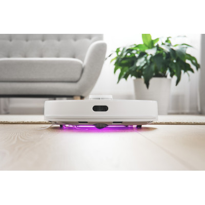 Sencor Робот-пилосос, 400Вт, h=9,8см, вологе прибирання, конт пил -0,45л, вода -0,24л, НЕРА, білий SRV9350WH