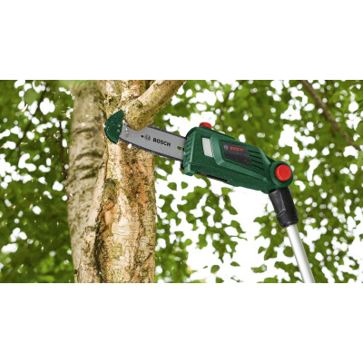 Bosch Пила ланцюгова акумуляторна UniversalChainPole 18В 210-260см шина 20см 3.6кг без АКБ та ЗП