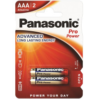 Батарейка Panasonic PRO POWER лужна AAA блістер, 2 шт. Батарейка Panasonic PRO POWER лужна AAA блістер, 2 шт.