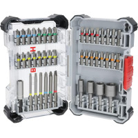 Біти Bosch Professional Extra Hard Screwdriver Bit Set, магнітний бітотримач, PH,PZ,T, SL, HEX, кейс, набір 46шт Біти Bosch Professional Extra Hard Screwdriver Bit Set, магнітний бітотримач, PH,PZ,T, SL, HEX, кейс, набір 46шт