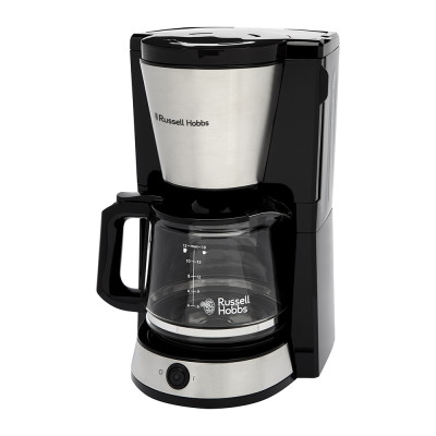 Кофеварка Russell Hobbs Heaton, 1.25л, молотая, черно-серебряный