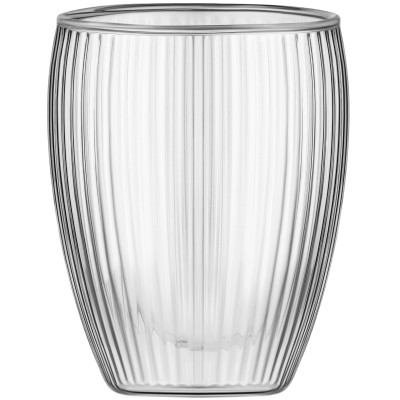 ARDESTO Набір чашок з подвійними стінками 450мл, 2шт, боросилікатне скло, прозорий