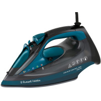 Праска Russell Hobbs Colour Control Pro, 2400Вт, 380мл, паровий удар -185гр, самоочищування, індик.температури, керам. підошва, синій