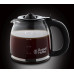 Кофеварка Russell Hobbs капельная Adventure, 1.25л, молотый, черно-серебристый, черно-серебристый