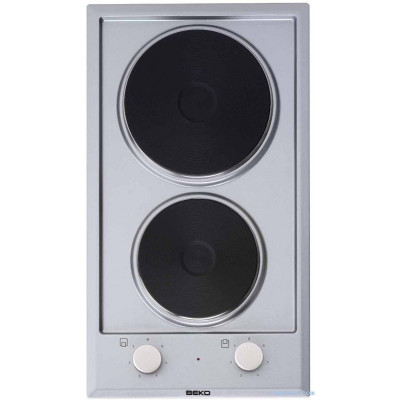 Варочная поверхность Beko электрическая, 30см, Домино, нерж (HDCE32200X)