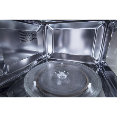 Gorenje Мікрохвильова піч вбудовувана, 25л, електр. управл., 900Вт, гриль, дисплей, приготування на кількох рівнях, білий