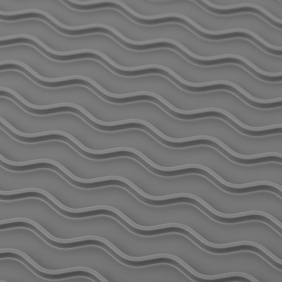 Килимок для сушіння посуду ARDESTO Vigor 40х30см, силікон, сірий