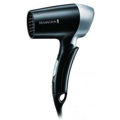Фен Remington дорожній On The Go, 1400Вт, 2 режими, складна ручка, чорний