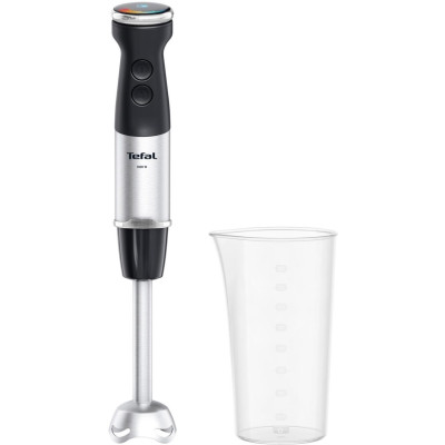 Блендер Tefal заглибний Quickchef+, 1000Вт, 4в1, чаша-800мл, чопер-500мл, кухонний комбайн 5в1, турборежим, сіро-чорний Блендер Tefal заглибний Quickchef+, 1000Вт, 4в1, чаша-800мл, чопер-500мл, кухонний комбайн 5в1, турборежим, сіро-чорний